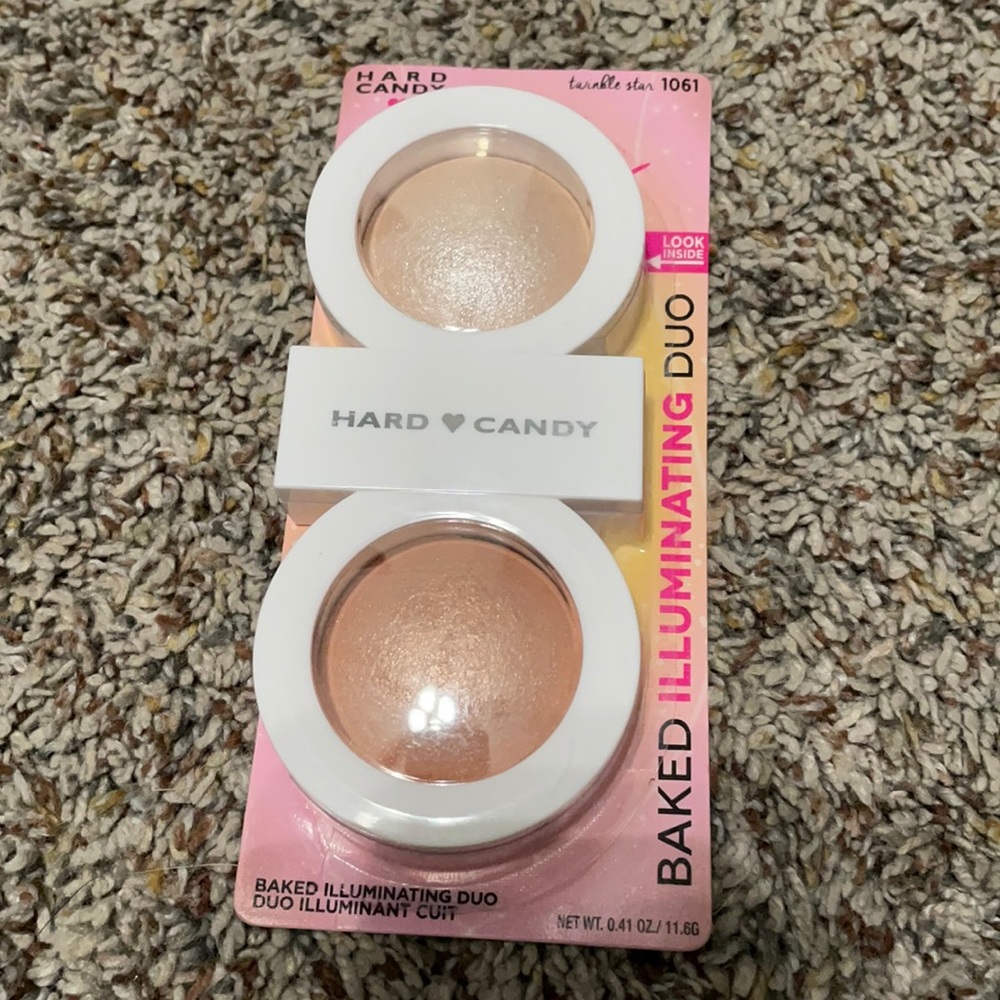 Hard candy illuminating powder